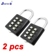 8 Digits Password Code Outdoor Waterproof Combination Padlock Zinc Alloy Suitcase For Luggage Travel Smart Lock Keyed Anti-thief 1