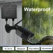 DC12V 2A Waterproof EU Plug Power Adapter For CCTV Security Surveillance AHD Camera Charger NVR DVR Input AC100V-240V 5.5*2.1mm 3