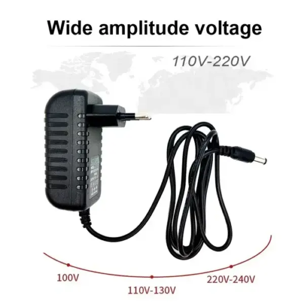 Power Adapter AC 100-240V Input DC Output Supply Charger EU/US 12V Universal Adapter Converter Plug for Camera DVR LED Robot LED 4