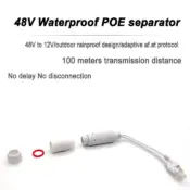 POE Spliter 48V to 12V Waterprrof Video And Power Adapter Cable Supply Module Injector Extender for IP Camera Splitter Net AP 2