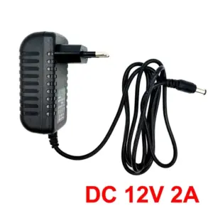 Power Adapter AC 100-240V Input DC Output Supply Charger EU/US 12V Universal Adapter Converter Plug for Camera DVR LED Robot LED 1