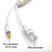 POE Spliter 48V to 12V Waterprrof Video And Power Adapter Cable Supply Module Injector Extender for IP Camera Splitter Net AP 5