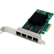 4-Porttinen Gigabit Ethernet LAN-Adapteri