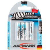1000mAh NiMh Ammattikäyttöön, Akku