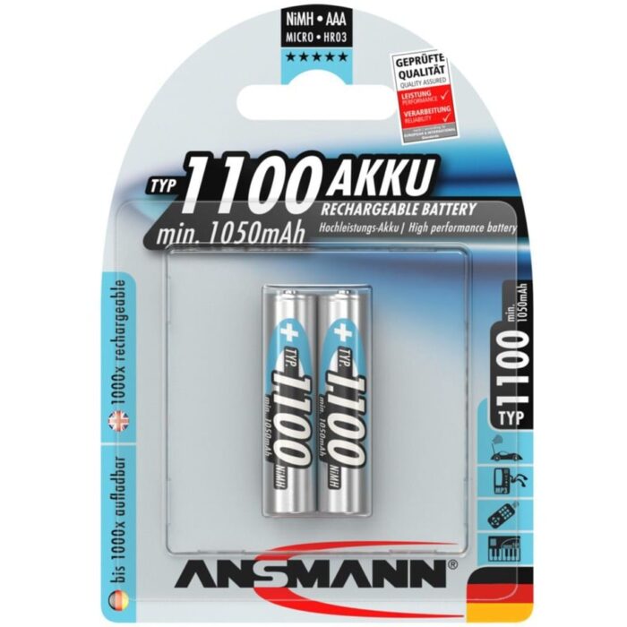 Ansmann_1100mAh_NiMh_Professional__Akku@@53807 1100mAh NiMh Ammattikäyttöön Akku - Image 1