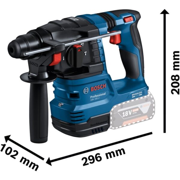 Bosch 18V Profi-Set, porakone ja ruuvinväännin, 2x 4,0Ah - Image 5