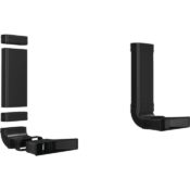 1x L-Bogen HEZ9VDKR2, Umluft-Set, musta