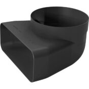 90° Adapterstück HEZ9VDSI1, Ø 150mm, Rohr