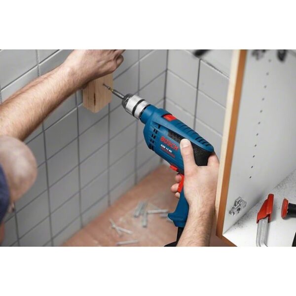 Bosch GSB 13 RE Iskuporakone, 600 W, sininen/musta - Image 4