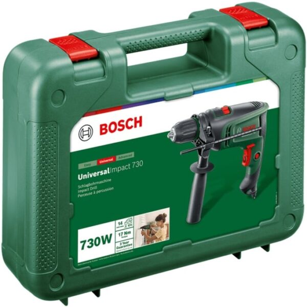 Bosch UniversalImpact 730 Iskevä Porakone, 730 W, vihreä - Image 4