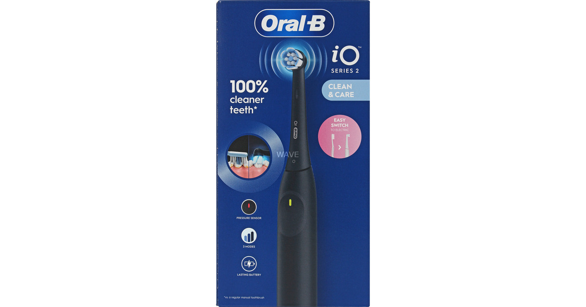 Oral-B iO2 Series 2 Night Black, Electric Toothbrush - Image 3
