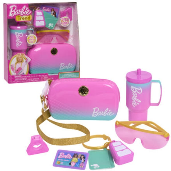 Just_Play_Barbie_Trend_Fashion_Bag_Set__Rollenspiel@@100184315 Barbie muotitaskusetti, luovaan leikkiin - Image 1