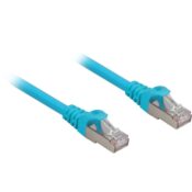Sharkoon RJ45 Cat.6a SFTP -kaapeli 25 cm sininen LSOH