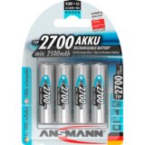 Ansmann 2700mAh 4x AA NiMH ladattava akku