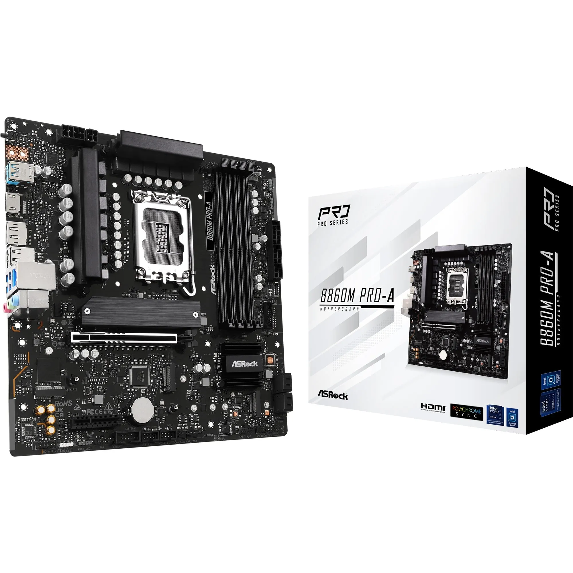 ASRock B860M Pro-A Intel 1851 emolevy image 1 ASRock B860M Pro-A Intel 1851 emolevy - Image 1