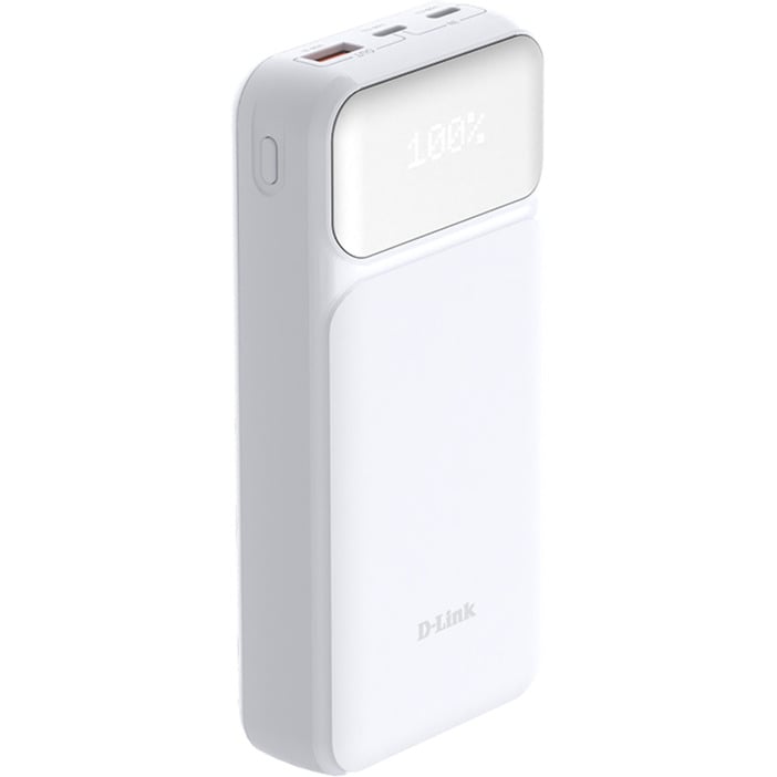 D-Link 20000mAh Powerbank DPP-201, USB-A, USB-C image 1 D-Link 20000mAh Powerbank DPP-201, USB-A, USB-C - Image 1