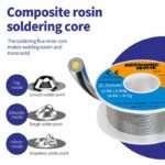 HX-T100 63/37 tin lead rosin core solder wire 0.3mm 100g sähköjuotinlanka - Image 4