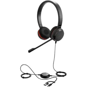 Jabra Evolve 20 SE USB-C ja USB-A langaton kuulokemikrofoni - Image 2