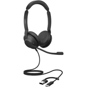 Jabra Evolve2 30 SE USB-C ja USB-A on-ear-kuulokemikrofoni - Image 2