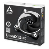 Arctic BioniX P120 -kotelotuulettimen 120 mm, valkoinen
