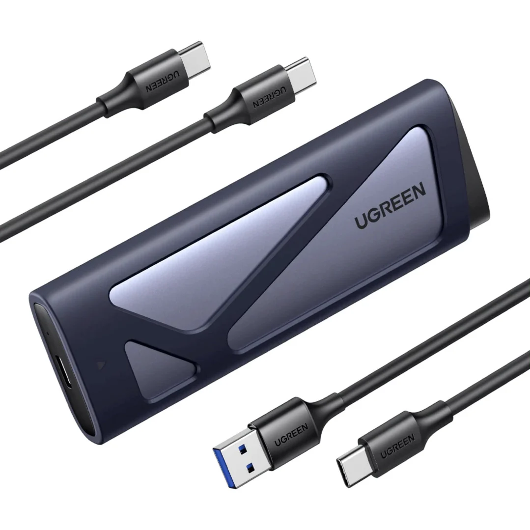 CM767 USB 3.2 10Gbps M.2 NVMe & SATA, Laufwerksgehäuse image 1 UGREEN CM767 USB 3.2 10Gbps M.2 NVMe & SATA levyasema-kotelo - Image 1
