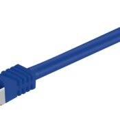 Goobay Cat.6a S/FTP (PiMF) patchkaapeli 0,25 m sininen – Cat.7-raakakaapeli