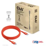 Club 3D CAC-1573 USB-C–USB-C kaapeli 2 m (PD 240 W) - Image 5