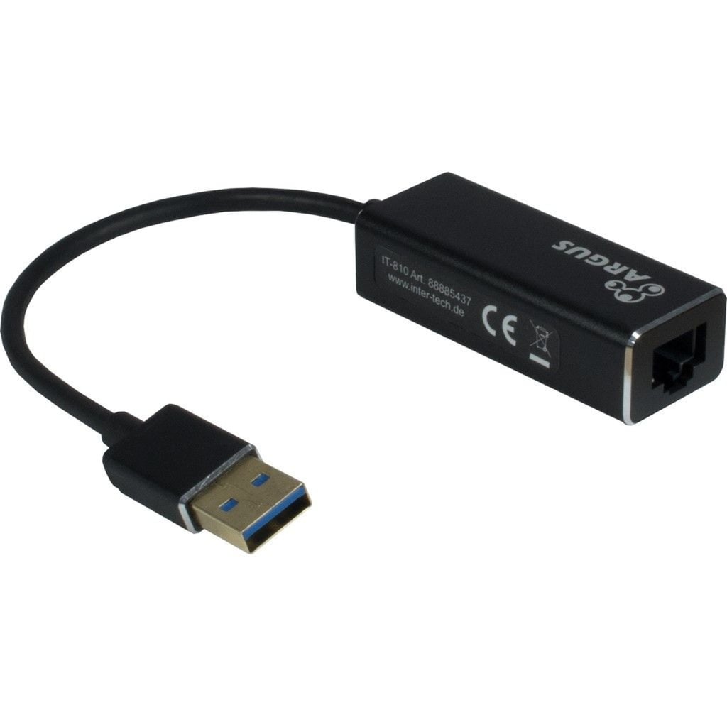 wave-320516-1 Inter-Tech Argus IT-810, LAN USB-verkkoadapteri - Image 1