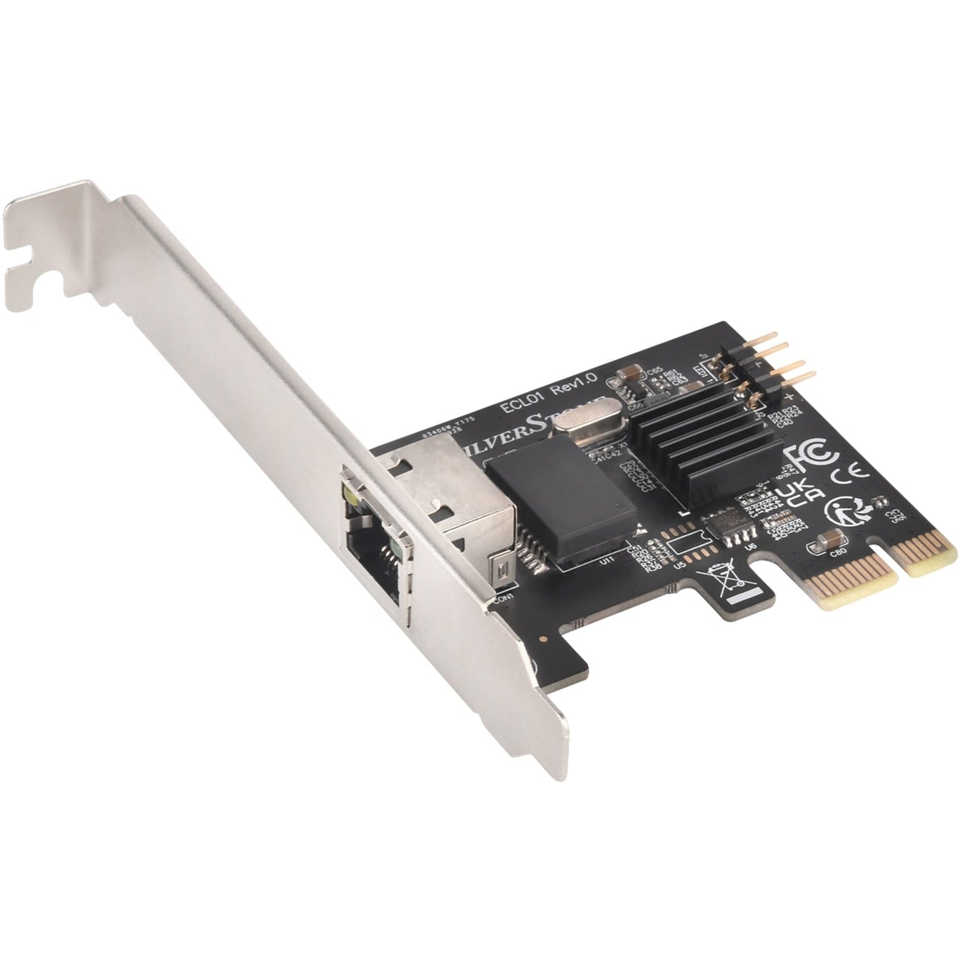 wave-320521-1 SilverStone SST-ECL01, LAN USB-verkkoadapteri - Image 1